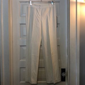 Ann Taylor Italian “Margo” cream trousers NWT sz 4